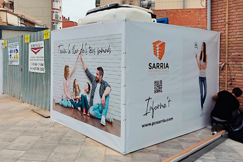 Valla publicitaria 8x3 standard